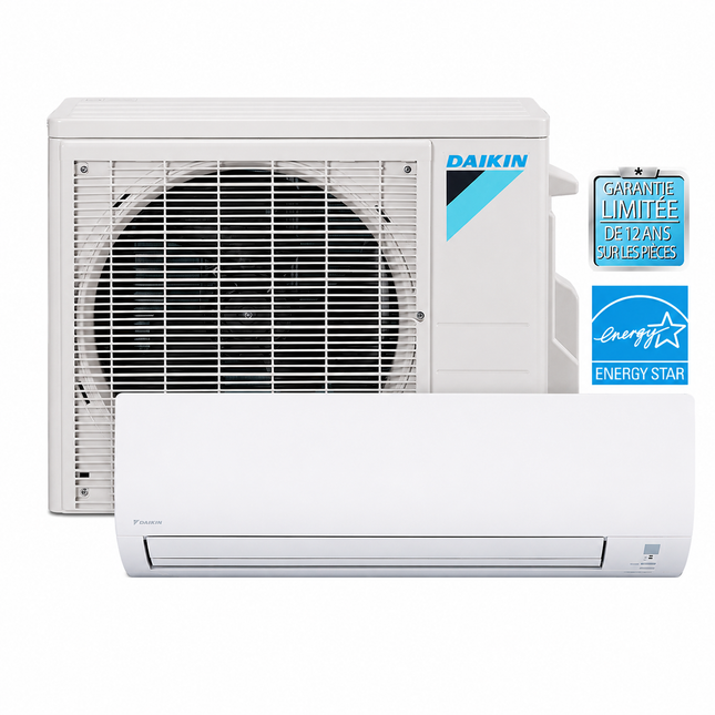 Daikin AURORA - 9K BTU - Single-Zone Wall Mount Heat Pump Cold-Climate - 21.0 SEER2 with Install