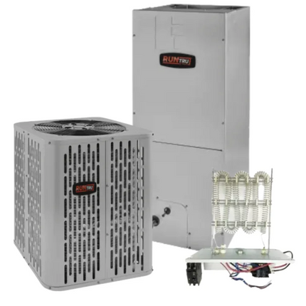 RunTru - 14.3 SEER2 - 4 Ton - Single-Stage Heat Pump System with 36K-48K Air Handler With Install