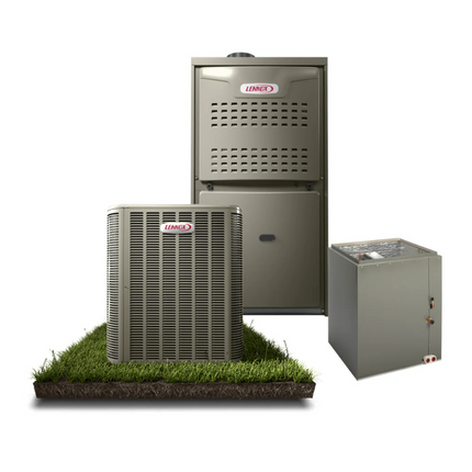 Lennox - 14.3 SEER2 - 2.5 -Ton - Single-Stage Gas System with Variable Speed 80% Furnace - Horizontal With Install