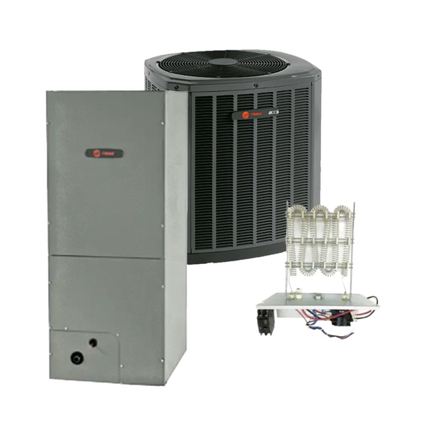 Trane - 15 SEER2 - 4 Ton - Single-Stage Heat Pump System with 36K-48K Air Handler